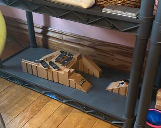 Tech decks and tech deck ramps