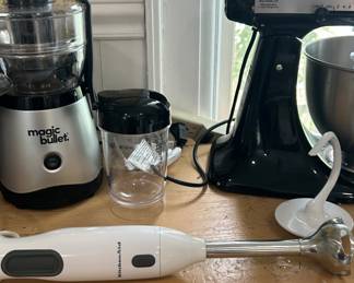 Kitchen Aid Mixer, Magic Bullet