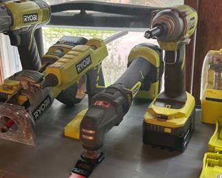Ryobi impact driver, oscillating tool multi tool