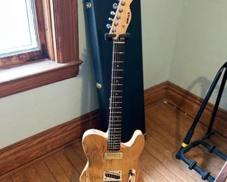 Electric Guitar with bigsby wammy bar