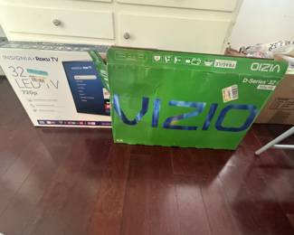 TVs still in boxes