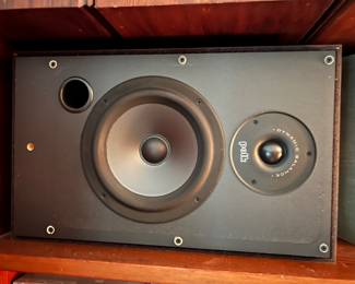 Vintage Polk audio speakers
