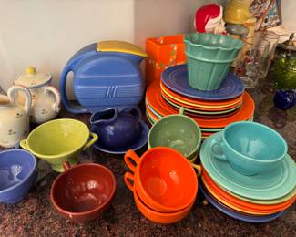 Fiestaware pottery