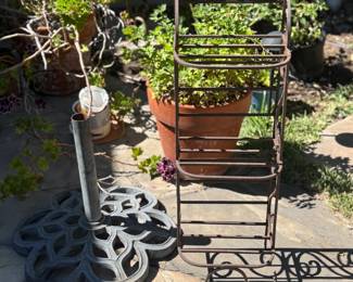 Vintage yard art
