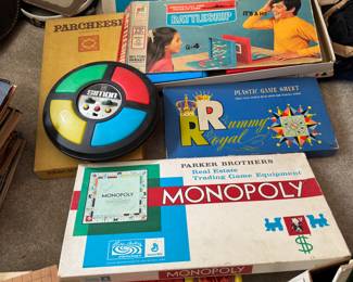Vintage board games