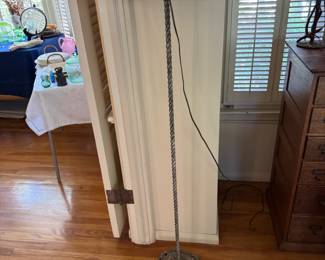 Iron floor lamp