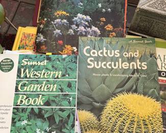 Vintage gardening books