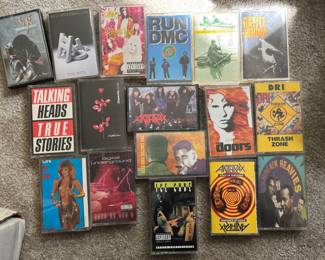 Vintage cassette tapes