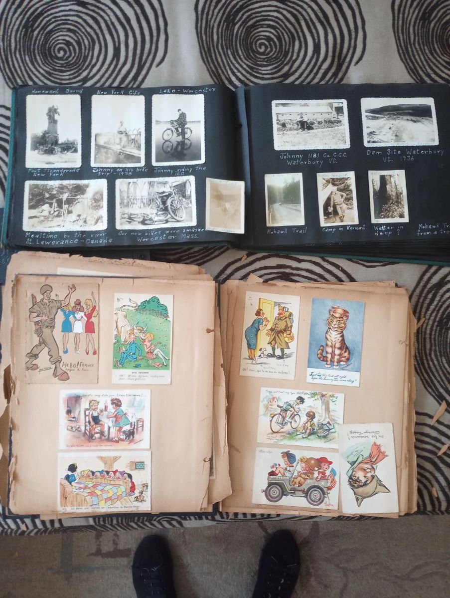 early 1900s scrapbook