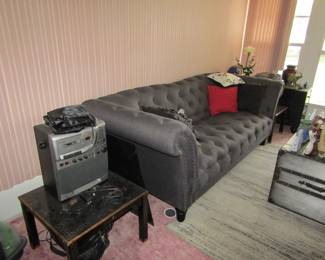 vintage couch & Karaoke machine