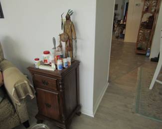 nice wood side cabinet