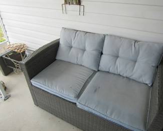 outdoor couch with cushions
