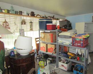 shelving, coolers, tools and more