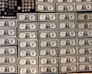 Highest and Best Offers Due by 4:00 PM Saturday, June 21st
Coin Collection + Silver Dollar Certificates
You may make separate offers on individual coin lots and silver certificates.
Full lot offers are also welcome. No cherry picking within grouped lots.