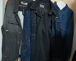 Men’s clothing size large-x-large, some new with tags (brand Enyce shown)