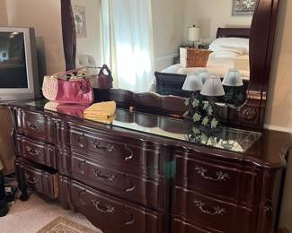 Large dresser with mirror