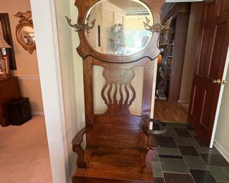 Vintage hall tree