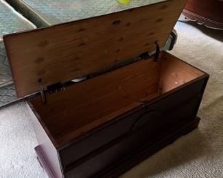 Cedar chest with key