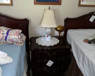 Side table with 3 drawers (there are two of these)