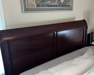 Headboard of sleigh bed