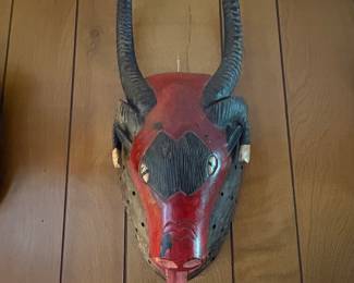 African wood mask? Baoule Yaoure Goli Glin Tribal Art