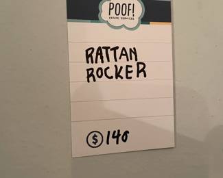 Rattan Rocker