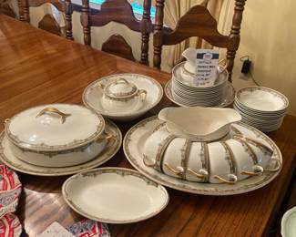Antique Johnson Bros Ironstone China Set