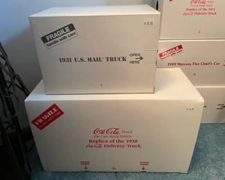 Replica of the 1938 Coca Cola Delivery Truck, 1931 U.S Mail Truck