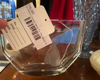 Orrefors Crystal Wish To The Moon Vase