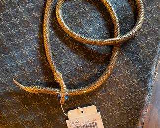 Vtg Snake Scale Mesh Belt