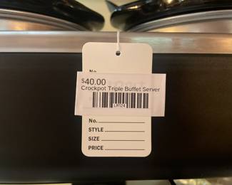 Crockpot Triple Buffet Server