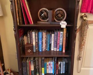 Bookshelf, Books, Italian Astrological Sphere Bookends