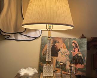 Crystal Lamp, Candlestick Holders
