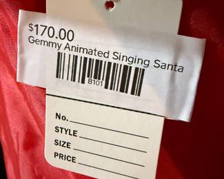 Gemmy Animated Singing Santa
