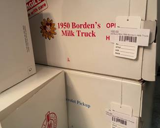 Danbury Mint 1950 Borden's Milk Truck, Danbury Mint 1941 Chevrolet Pickup