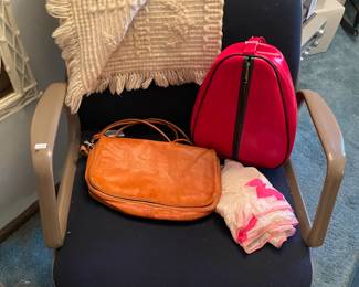 Office Chair, Throw Blanket, Purses