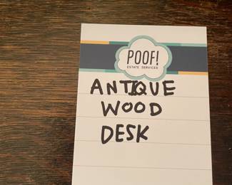 Antique Wood Desk