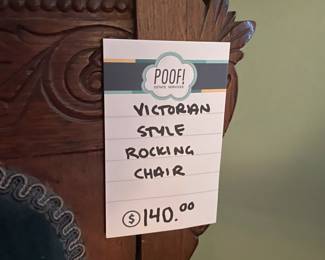 Victorian Style Rocking Chair