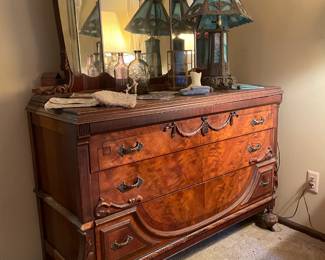 Vintage Dresser and Mirror