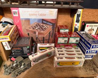 Trains, Three-in-one Game Table
