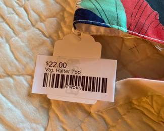 Vtg Halter Top