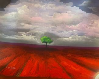 DAVID NAJAR- Giclee/Unframed-Wide Open Spaces 16 x20 Appraised in 2022---- UPstairs