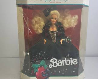 1990 Happy Holidays Barbie Doll