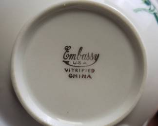 Embassy USA Vitrified China Dinner Set