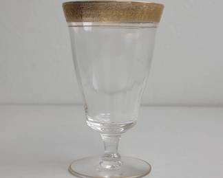 Tiffin Franciscan Glassware with Gold Trim