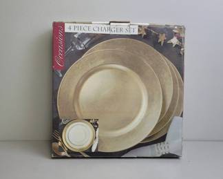 Gold 8-Piece Charger Plate Set