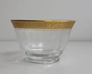 Tiffin Franciscan Glassware with Gold Trim