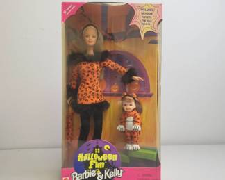 Halloween Fun Barbie & Kelly Doll Set