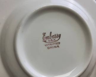 Embassy USA Vitrified China Dinner Set