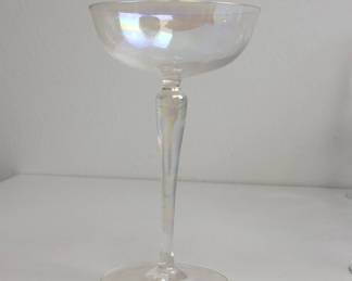 Iridescent Glass Stemware